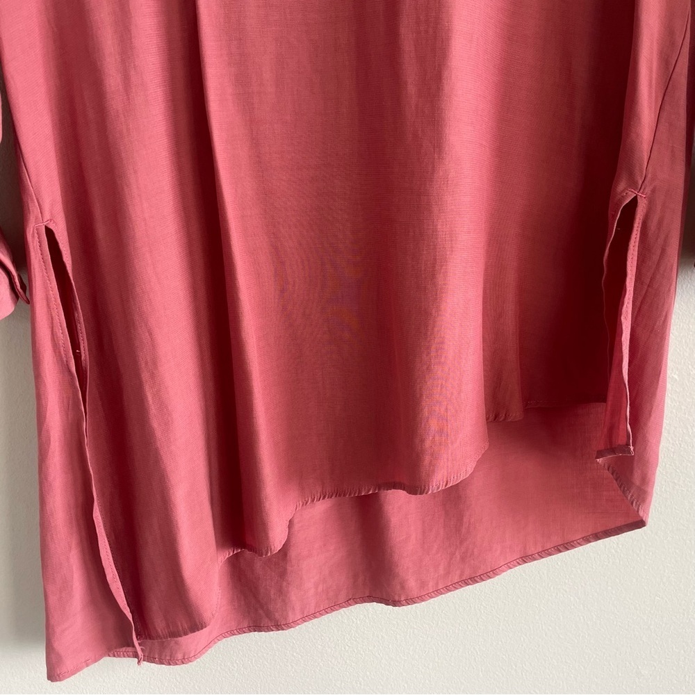 Soft Surroundings Women's Asymmetrical Tunic Dusty Rose Colored Size Medium - Picture 5 of 9